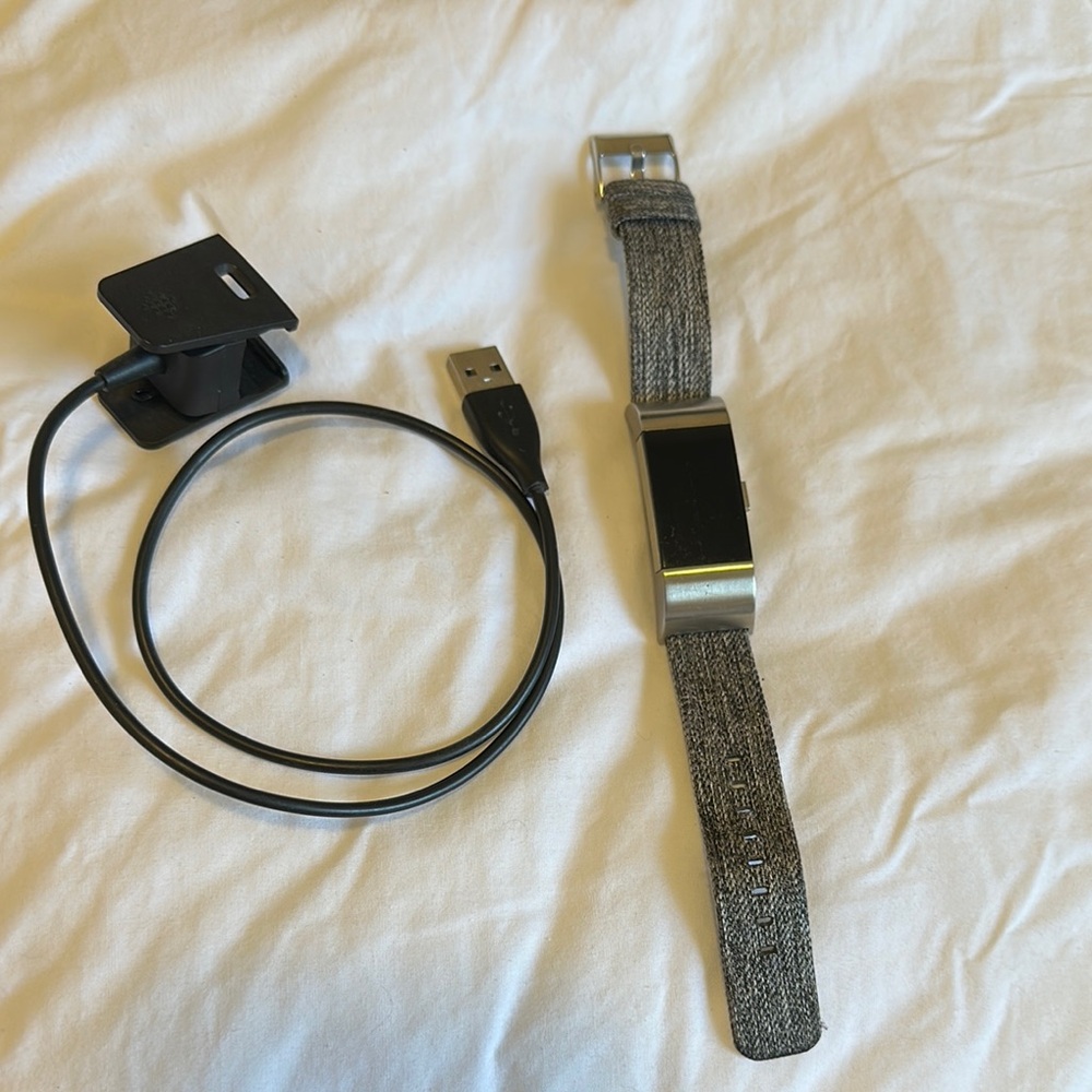 Fitbit Fitness Tracker with Charger and watch band